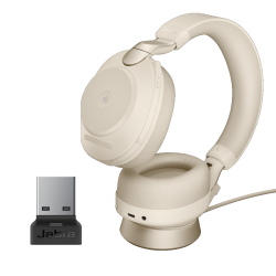 Jabra Evolve2 85 Link380a MS Stereo Stand Beige	
